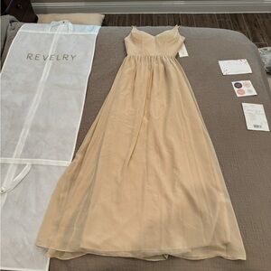 New with tags Elegant Champagne Sleeveless Dress